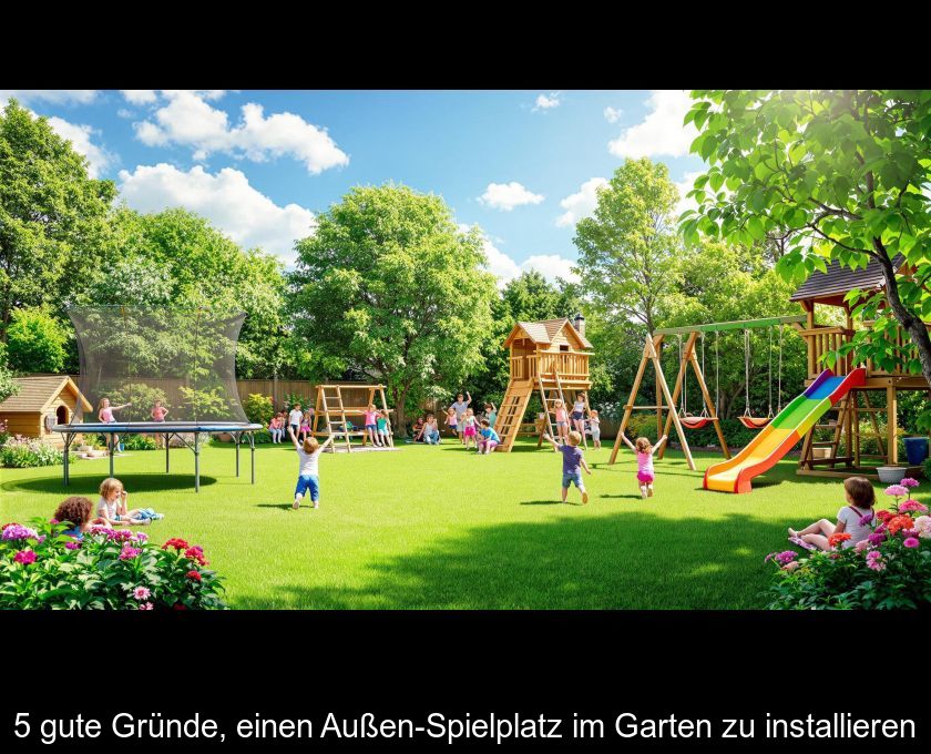 5 Gute Gründe, Einen Außen-spielplatz Im Garten Zu Installieren