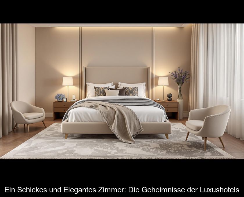 Ein Schickes Und Elegantes Zimmer: Die Geheimnisse Der Luxushotels