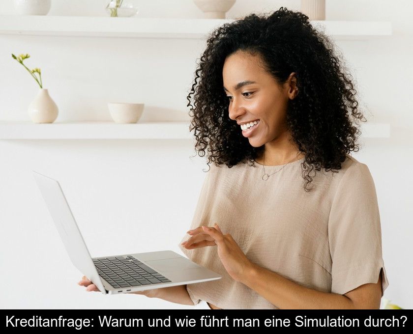 Kreditanfrage: Warum Und Wie Führt Man Eine Simulation Durch?