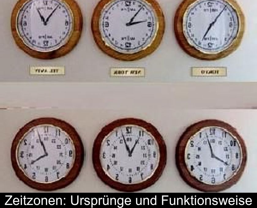 Zeitzonen: Ursprünge Und Funktionsweise