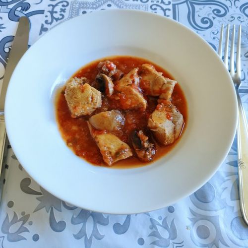 Putenragout mit Tomate: ein Rezept aus der Provence